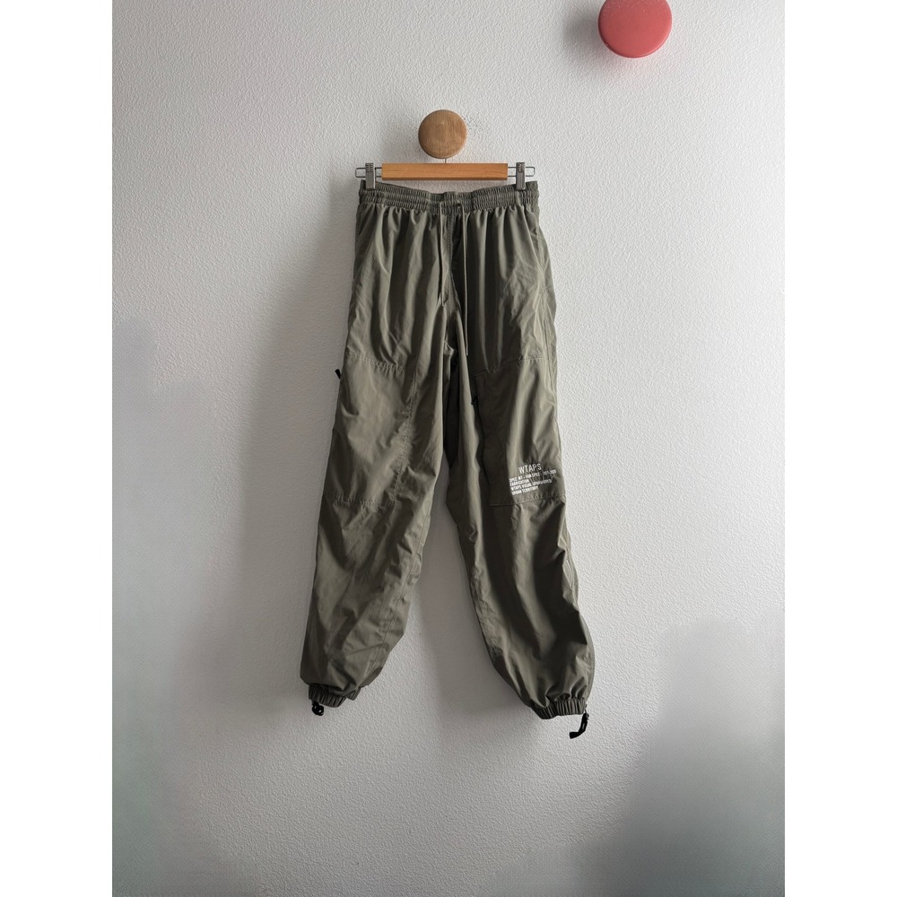 WTAPS x Vans Vault Olive Drab Cargo Jogger Pants Baggy Tapered Fit Size 01 Small
